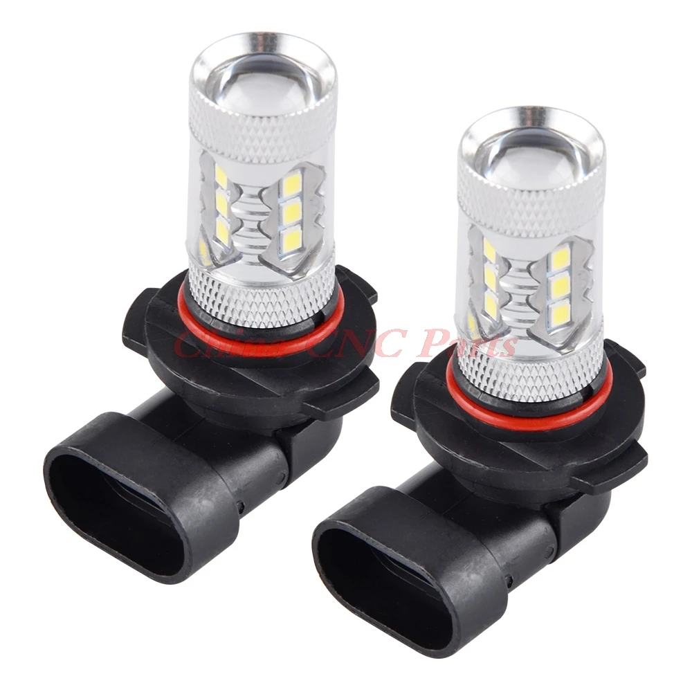 Tanie 2 sztuk 80W H10 LED intensywna biała żarówki do przednich reflektorów lampy dla Can Am Renegade Commander 1000 800 800R Outlander Max 500 650 1000 Spyder