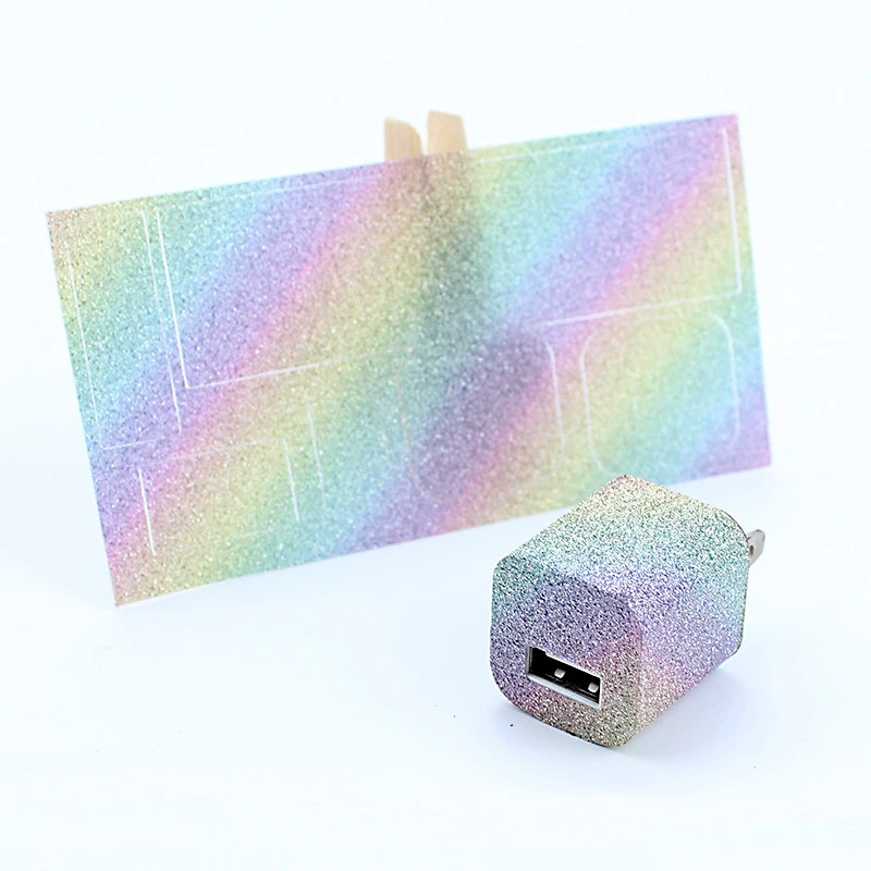 

100PCS Fashion USB Mobile Data Cable Cable Winder Frosted Stickers USB Charger Cable Cord Protector Stickers For iPhoneX 8 7 6 5