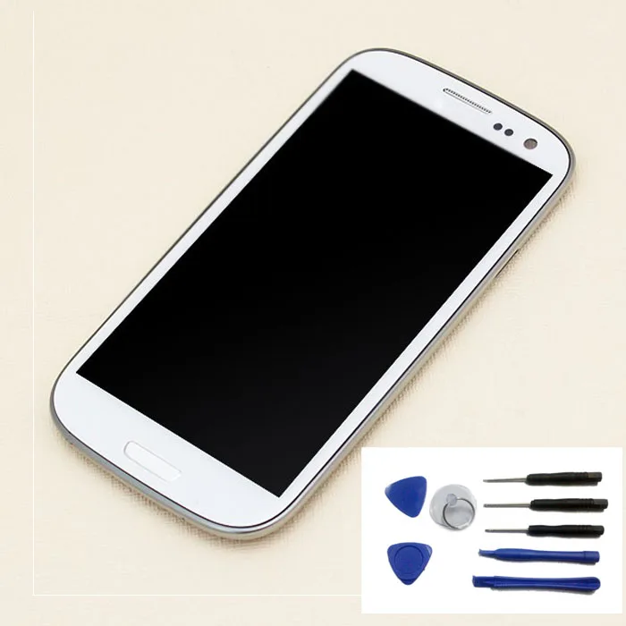 

NEW For Samsung Galaxy S3 i9305 LCD with Touch Screen Digitizer + Frame Assembly + Tools Replacement White