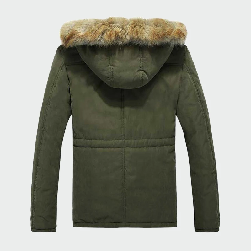 Мужские толстые зимние пальто, теплые мужские куртки с подкладкой, Повседневная теплая парка с капюшоном, новые мужские пальто, Мужская брендовая одежда, M-3XL ML073