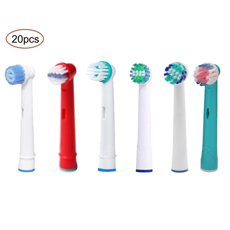 Сменные головки 20x для зубной щетки Oral B Electric Vitality Sensitive Kids Stage Power Tip