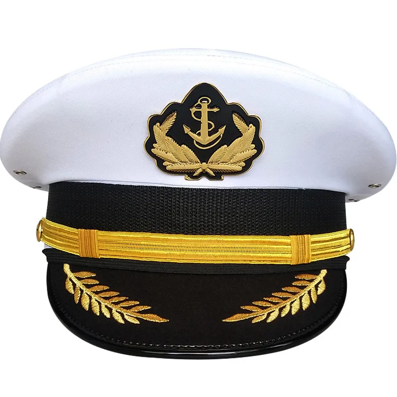 Армейская шляпа моряка, американский полицейский козырек, мужские шапки в Военном Стиле на Хэллоуин, рождественский подарок, благородная армейская Кепка в морском стиле США, эмблема орла
