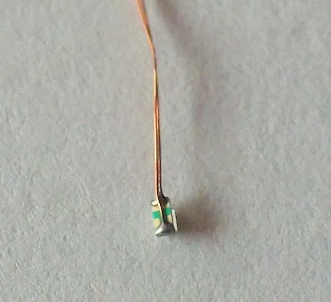 Q0603R 20 шт предварительно паянный SMD Led 0603 красный 0,1 мм эмалированная медная проволока проводной масштаб демонстрационный макет автомобиля DIY