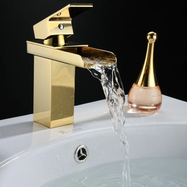 Becola merk gold tap hot en koud water messing kraan badkamer ... Becola merk gold tap hot en koud water messing kraan badkamer ...
