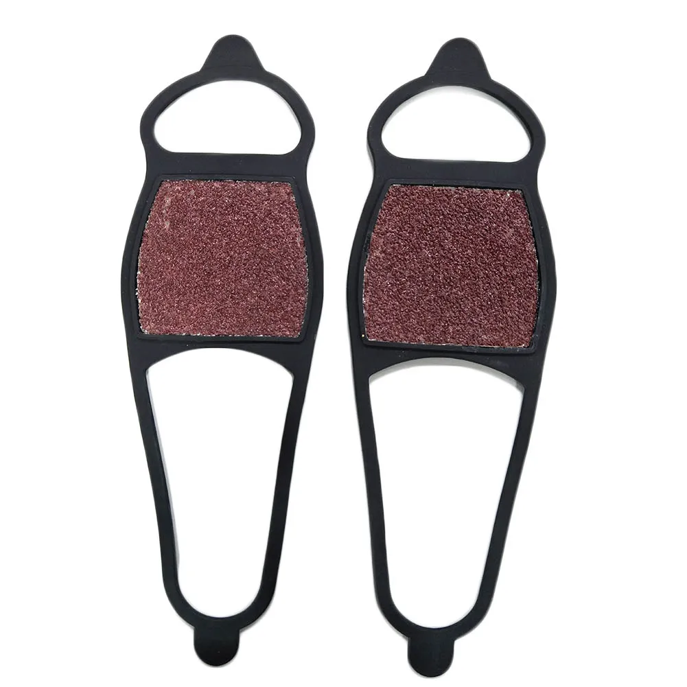 2Pcs/Set Silcone Anti Slip Shoe Boot Grips Ice Cleats Spikes Snow