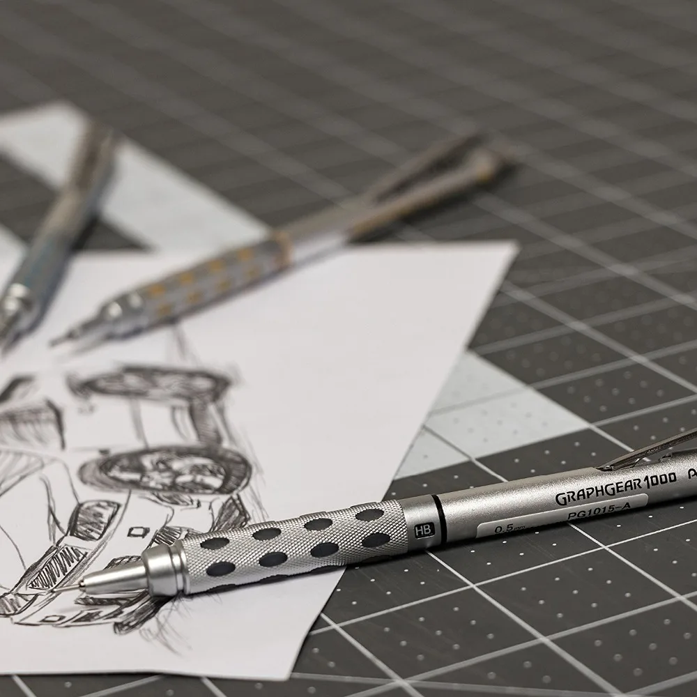1 шт. Pentel grapher Gear 1000 автоматический карандаш для рисования 0 3 7 9 5 мм свинцовый