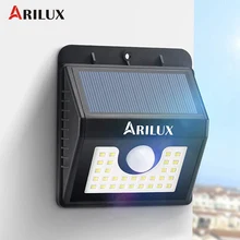 ARILUX AL-SL04 Waterproof IP65 30 LED Solar Light Outdoor LED Garden Light 200LM PIR Motion Sensor 2W Emergency Wall Lamp