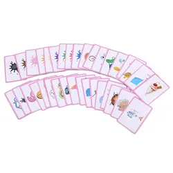 36 шт., детская флеш-карта, обучающая английским буквам, когнитивные карточки, игровой набор для младенцев, Детская образовательная карточка