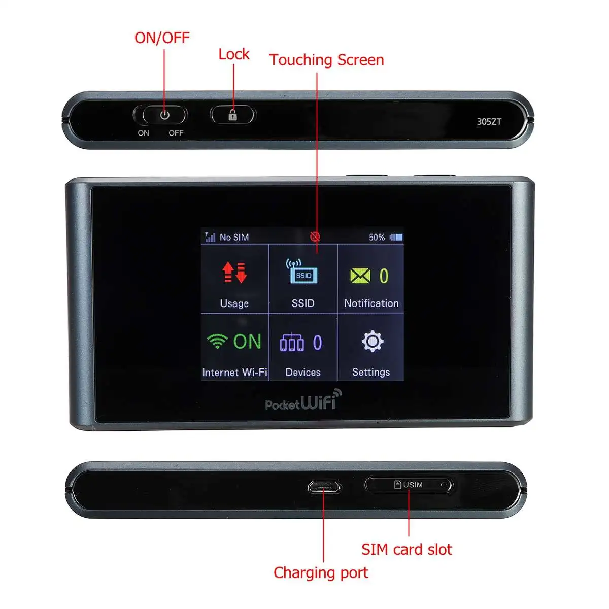  Portable Lte 4g Wifi Router Mobile Hotspot Wireless Router Support SIM Card 150Mbps Modem for Home 