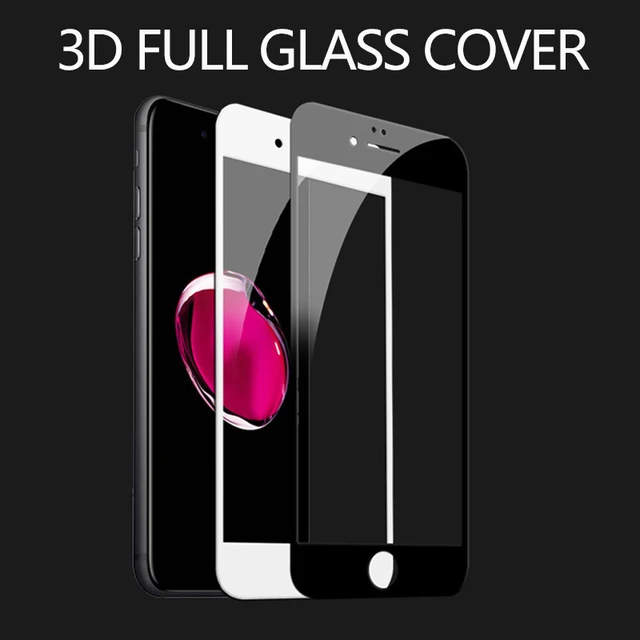 3D Curved Edge Full Tempered Glass For iPhone 6 6s Plus