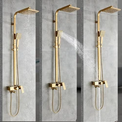 Golden Bath Shower Mixers 8