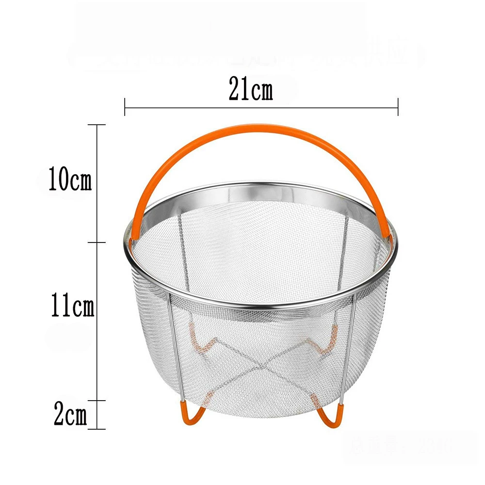 REDANT Steamer Basket for Instant Pot Accessories 8 qt, Pot Strainer  Steamer for cooking, Steam Basket Stainless Steel Steamer Insert for  Vegetables