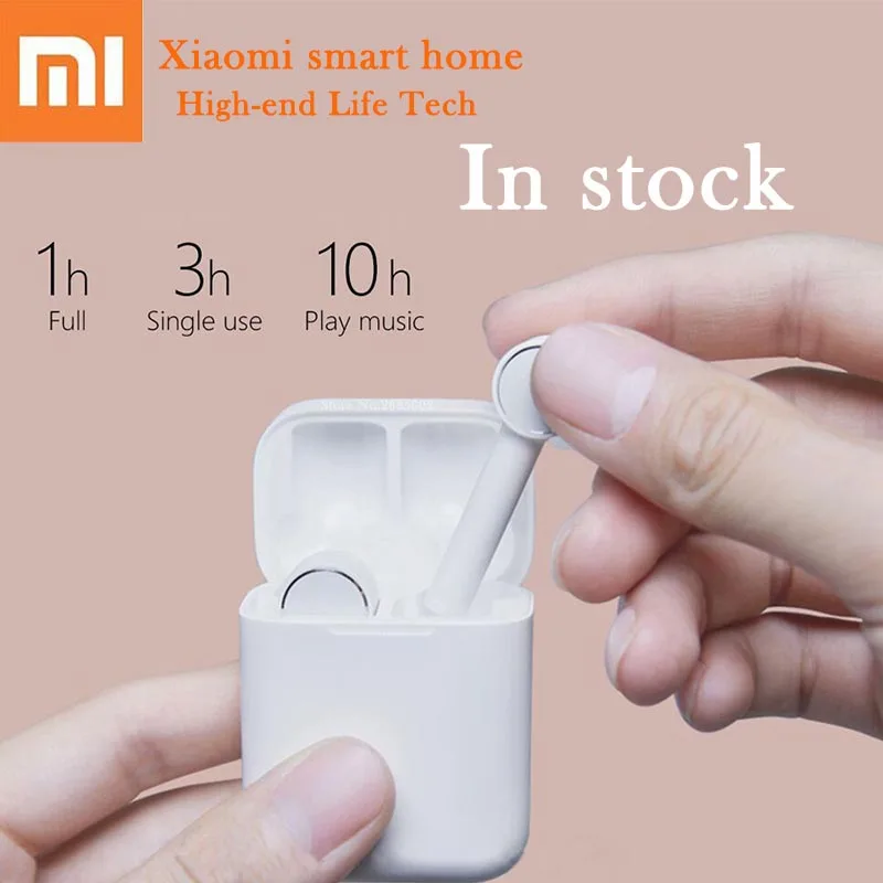 

Original Xiaomi Air Bluetooth Earphones TWS Ture Wireless Headsets Touch Control HD Stereo Noise Reduction for Android IOS Phone