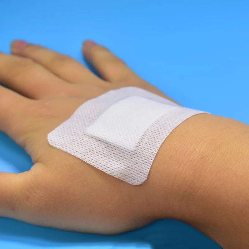 

10PCs Home Hypoallergenic Non-woven Medical Adhesive Wound Dressing Band Aid Bandage Large Wound First Aid Outdoor 6cmX7cm Size
