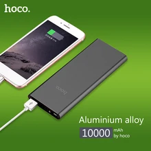 НОСО B16 10000 мАч питание Запасные Аккумуляторы для телефонов 2.1A USB батареи внешнего питания Мощность банк портативный аккумулятор быстро Зарядное устройство светодиодный индикатор