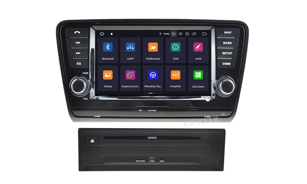 Discount Android 9.0 8"2din car gps navigation radio coche player for SKODA Octavia 2013-2018 A8 with wifi bluetooth carplay USB navi 14
