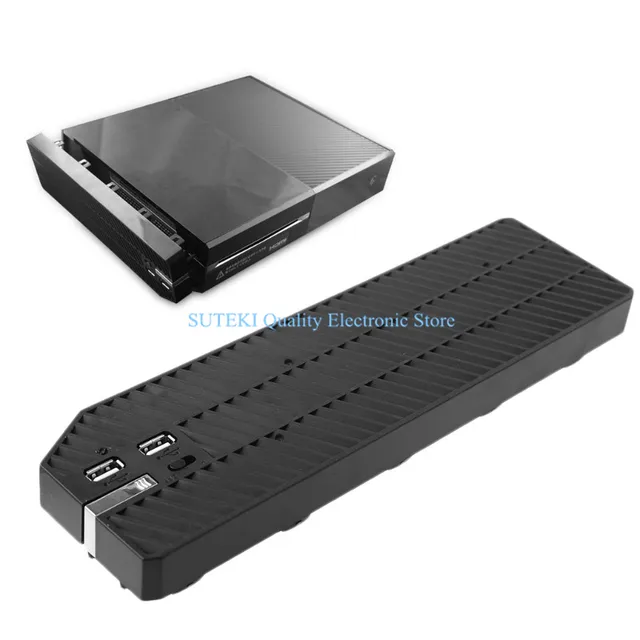 Special Price Free Shipping Dual USB Hub Charger Dock Cooling Cooler Fan Exhauster For Xbox One Console High Quality