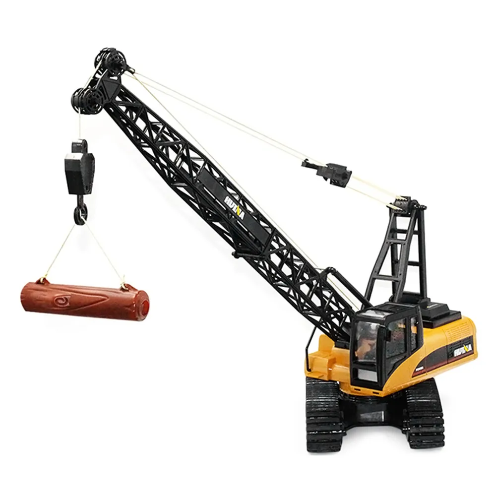 

Hot RC TrucksToy 1:14 15CH RC Alloy Crane Engineering Truck RTR Movable Latticed Boom Hook Mechanical Sound RC Trucks Kids Toy