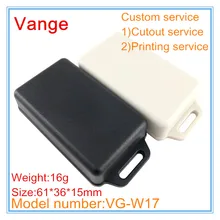 2 шт./лот хорошее качество пластик Материал IP54 настенный ABS пластик корпуса для электрооборудования чехол для электроники устройства 61*36*15 мм