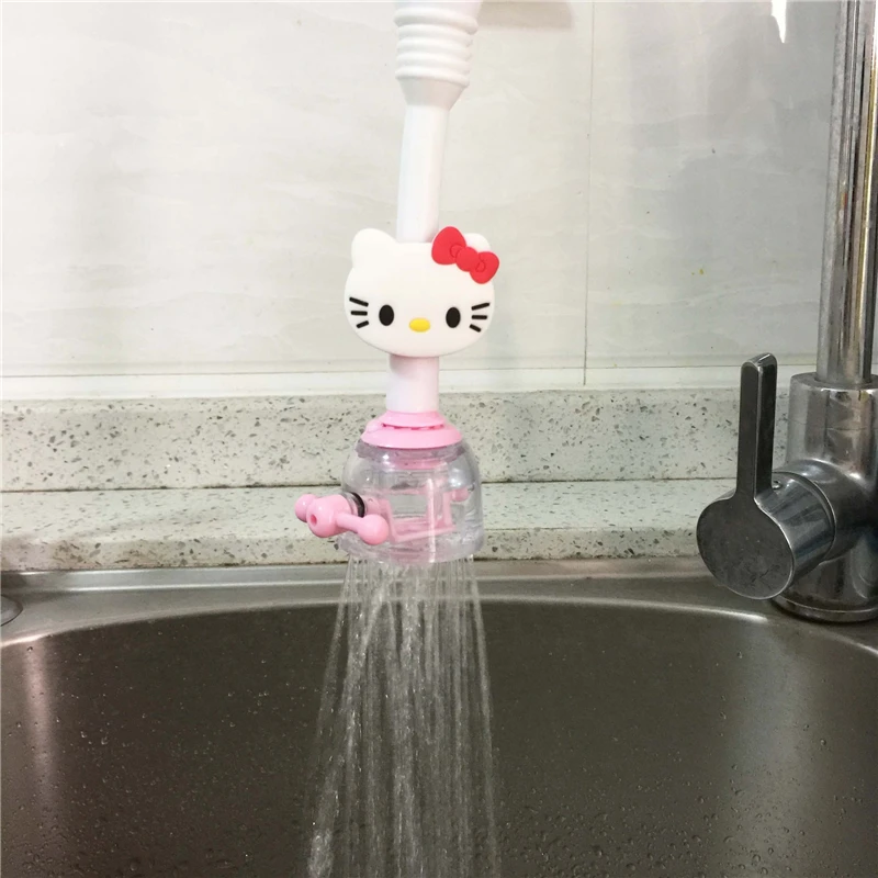 

Hello kitty Adjustable Faucet Adapter Shower filter Sprayers Water Saving Faucet Kitchen Bathroom Faucet Accessories C1