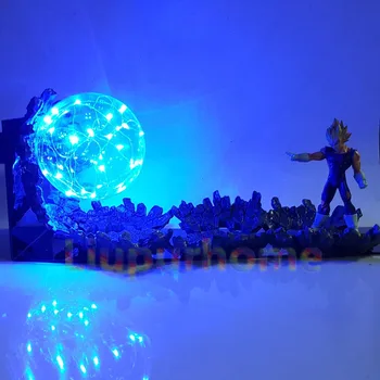 

Dragon Ball Led Desk Lamp Vegeta Super Saiyan Power Up Led Lighting Anime Dragon Ball Super Evil Vegeta Night Lights For Xmas