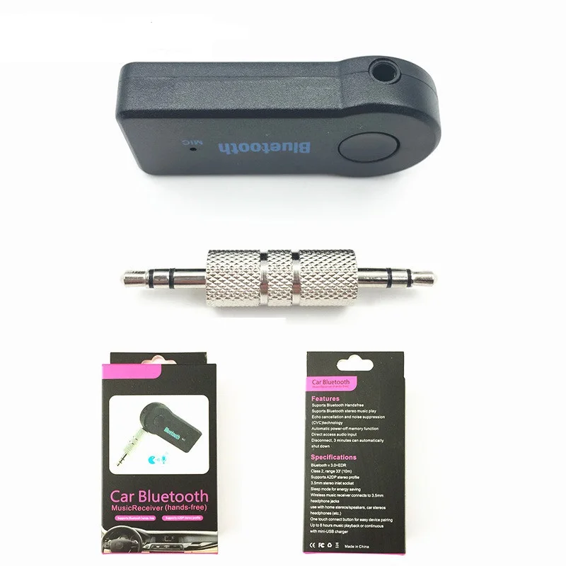 

Stereo Blutooth Receiver 3.5mm For Car Music Audio Bluetooth Receiver Adapter Aux 3.5mm A2dp For Headphone Jack Handsfree
