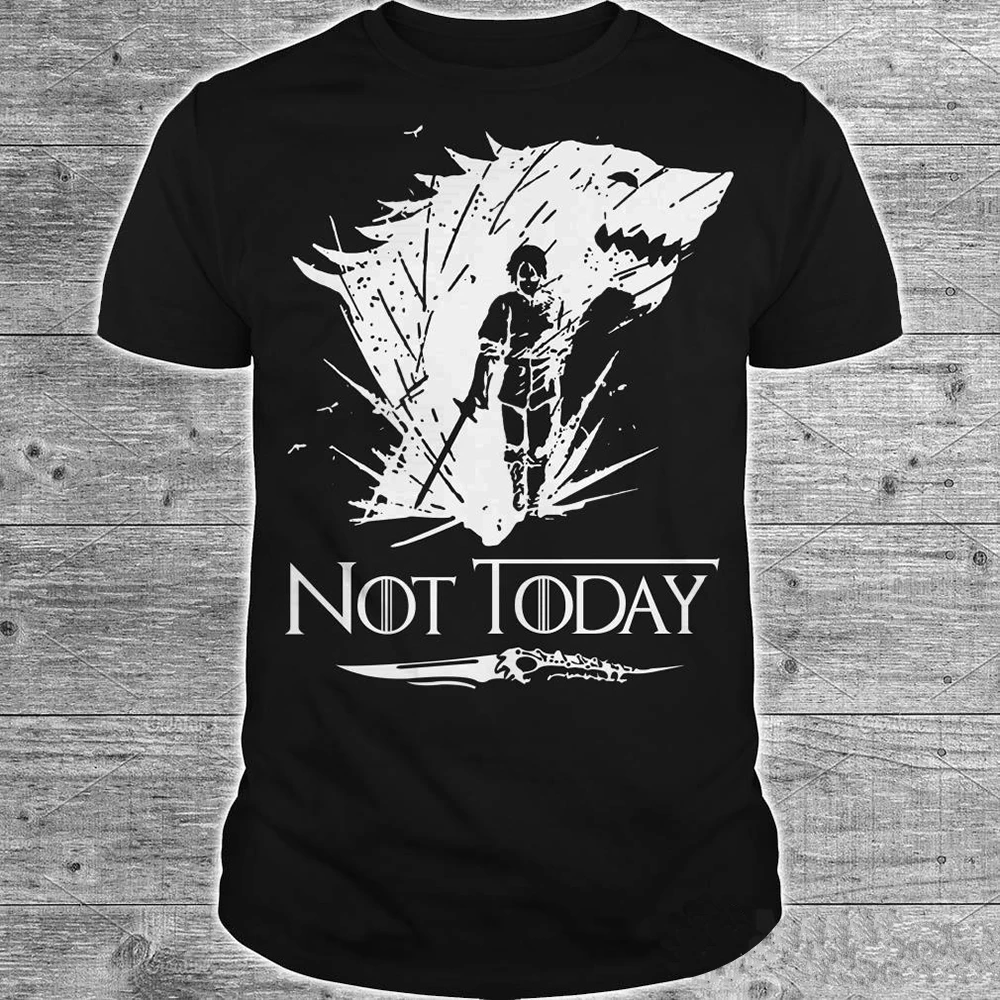 Arya Shirt Game Of Thrones Arya Stark Not Today Tshirt Top _ - AliExpress Mobile