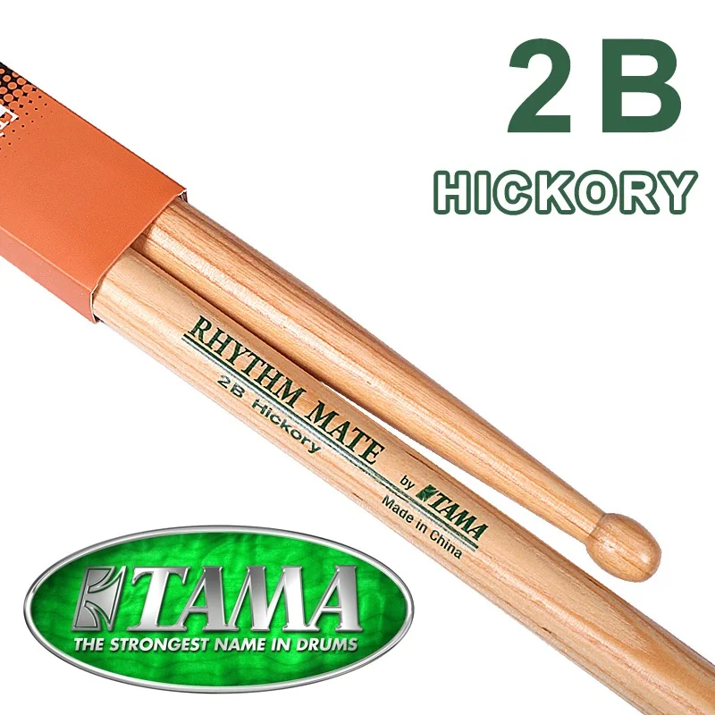 TAMA ритм мат барабанная палка HRM 5A 5B 2B 7A Hickory/клен барабанные палочки - Цвет: HRM 2B Hickory