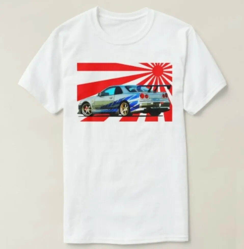 

JDM a002 Nissan Skyline GTR R34 BNR34 T-shirt DTG Printed Retro Vintage Style