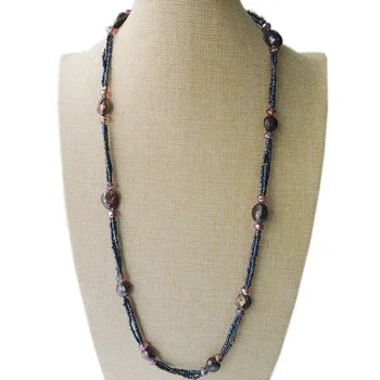 

100% NATURE FRESHWATER PEARL LONG NECKLACE,70 CM necklace