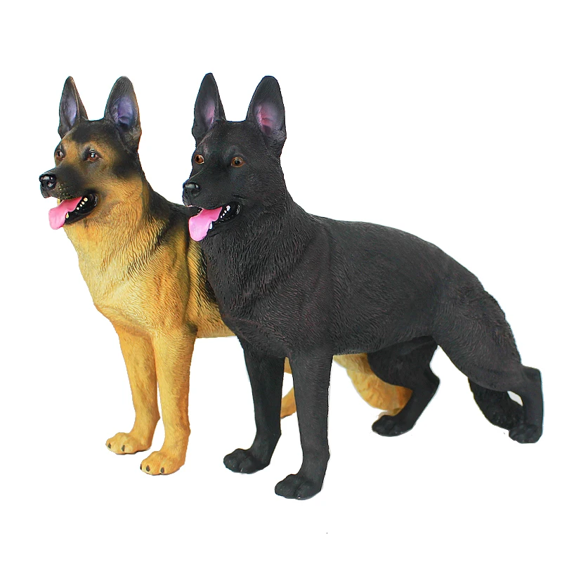 

German Shepherd Dog Animals Simulation Big Dog Pet Action Figures Model PVC High Quality Lifelike Toy Kids Gift