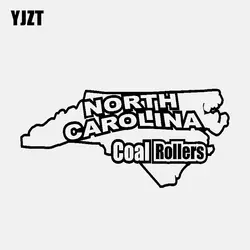 YJZT 16 см * 7,6 см Северная Каролина «Coal rollers» виниловая наклейка на машину наклейка турбо дизель черный/серебристый C3-0874