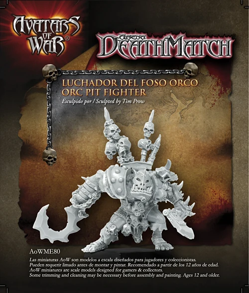 

Resin Model Kit LUCHADOR DEL FOSO ORCO ORC PIT FIGHTER