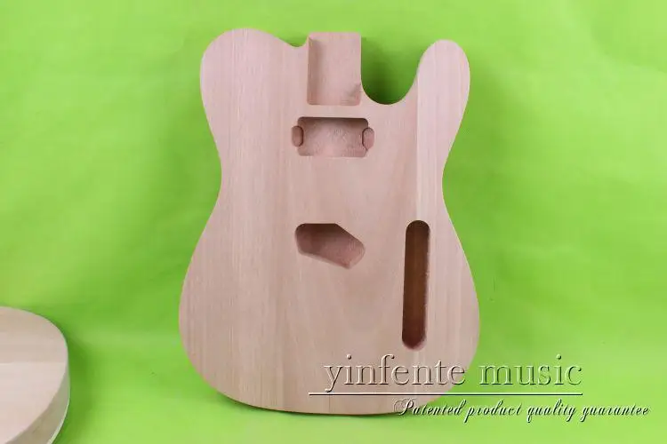 

Unfinished electric guitar body mahogany made maple