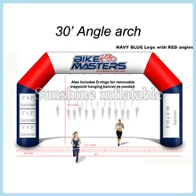 9x5,2 m Оксфорд изготовленный на заказ Арка случая раздувная с вентилятором для рекламы