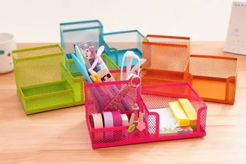Rose Red Metal Mesh Desk Organizer Desktop Pencil Holder Rose Red Metal Mesh Desk Organizer Desktop Pencil Holder Accessories Box In Pen Holders From Office School Supplies On Aliexpress Alibaba Group