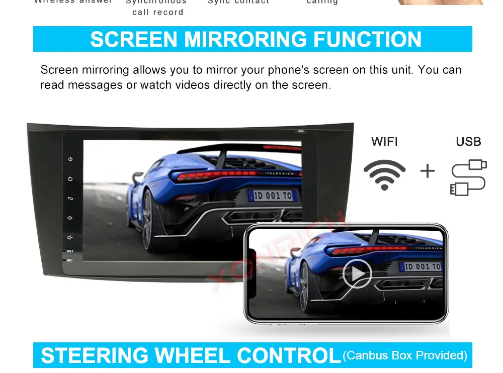 2 Din Авторадио автомобильный dvd-плеер на основе Android gps Navi для Benz G/E класс W211 W463 W209 W219 CLS350 стерео Wifi Bluetooth Камера OBD