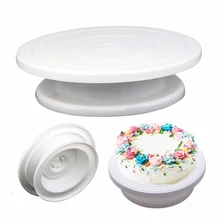 WALFOS инструменты для украшения торта вращающаяся подставка для торта из сахара, двухсторонний, для украшения стойки платформы подставка для пирогов и кексов плиты инструменты