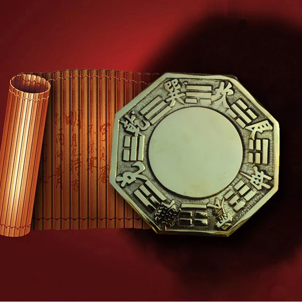 shui bagua mirror convex concave pendant light copper defends the Feng Shui evil shape of | Дом и сад