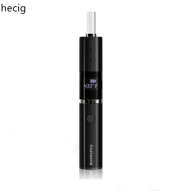 

Hecig BUD T3 dry herb vaporizer kit temperature control inch OLED display 2600mah battery e cigarette herbal vaporizer