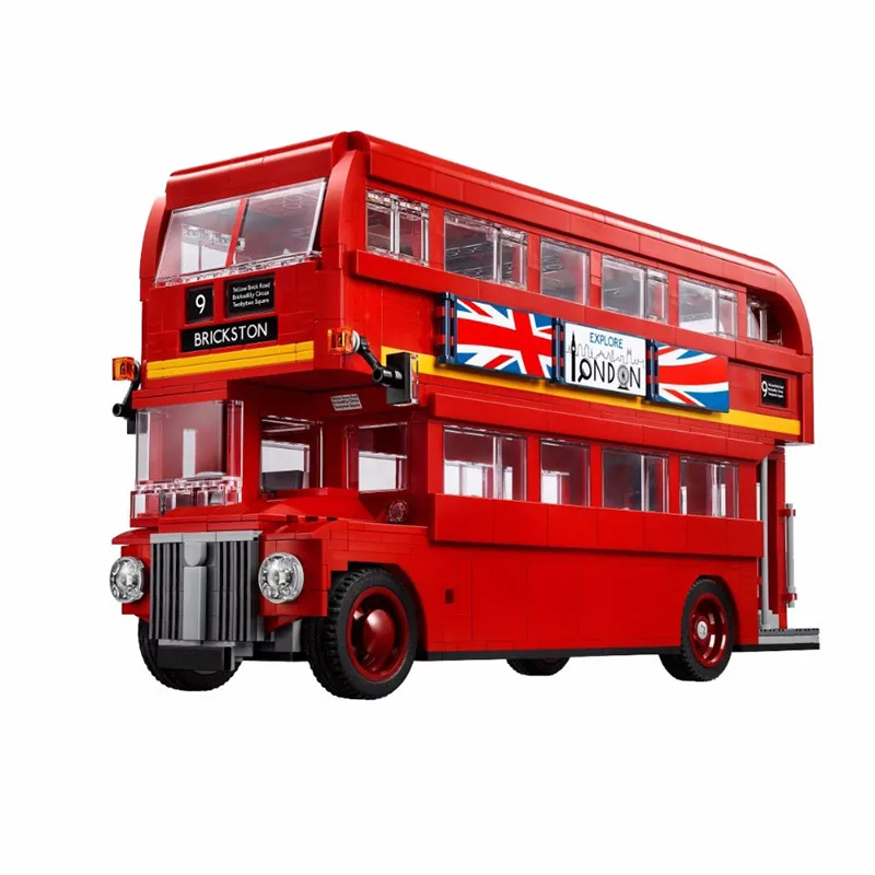 

21045 1716Pcs Genuine Technic Series The London Bus Set 10258 Building Blocks Bricks Children Educational Toys Model Gifts