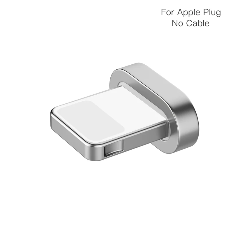 Магнитный кабель PZOZ 2M Type C Micro USB C для быстрой зарядки телефона Microusb Type-C, магнитное зарядное устройство usb c, зарядный Шнур для iphone xiaomi - Цвет: For Apple Plug