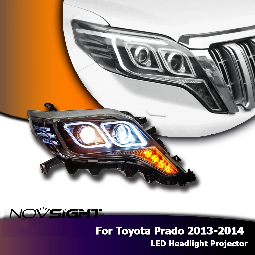 NOVSIGHT Car LED Headlights Assembly Projector DRL Fog Light Turn