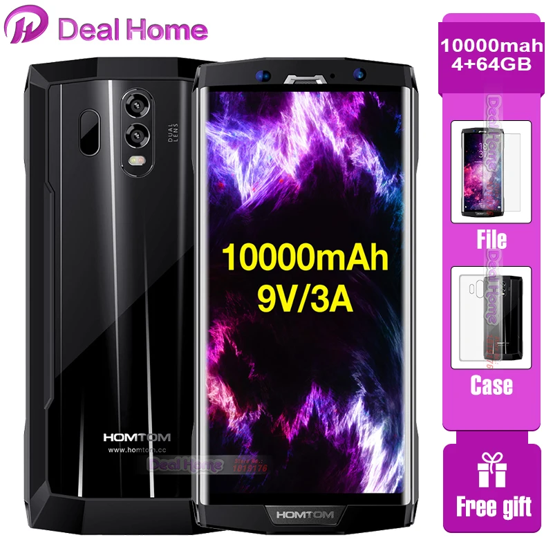 

Original HOMTOM HT70 10000mah 6.0" HD+ 18:9 full Screen MTK6750T Octa Core android 7.0 4G+64G Dual rear cams 16M+5MP OTG phone