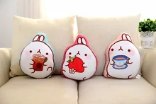 35cm korea molang rabbit plush toy molang potato rabbit stuffed pillow fat rabbit doll pillow cushion