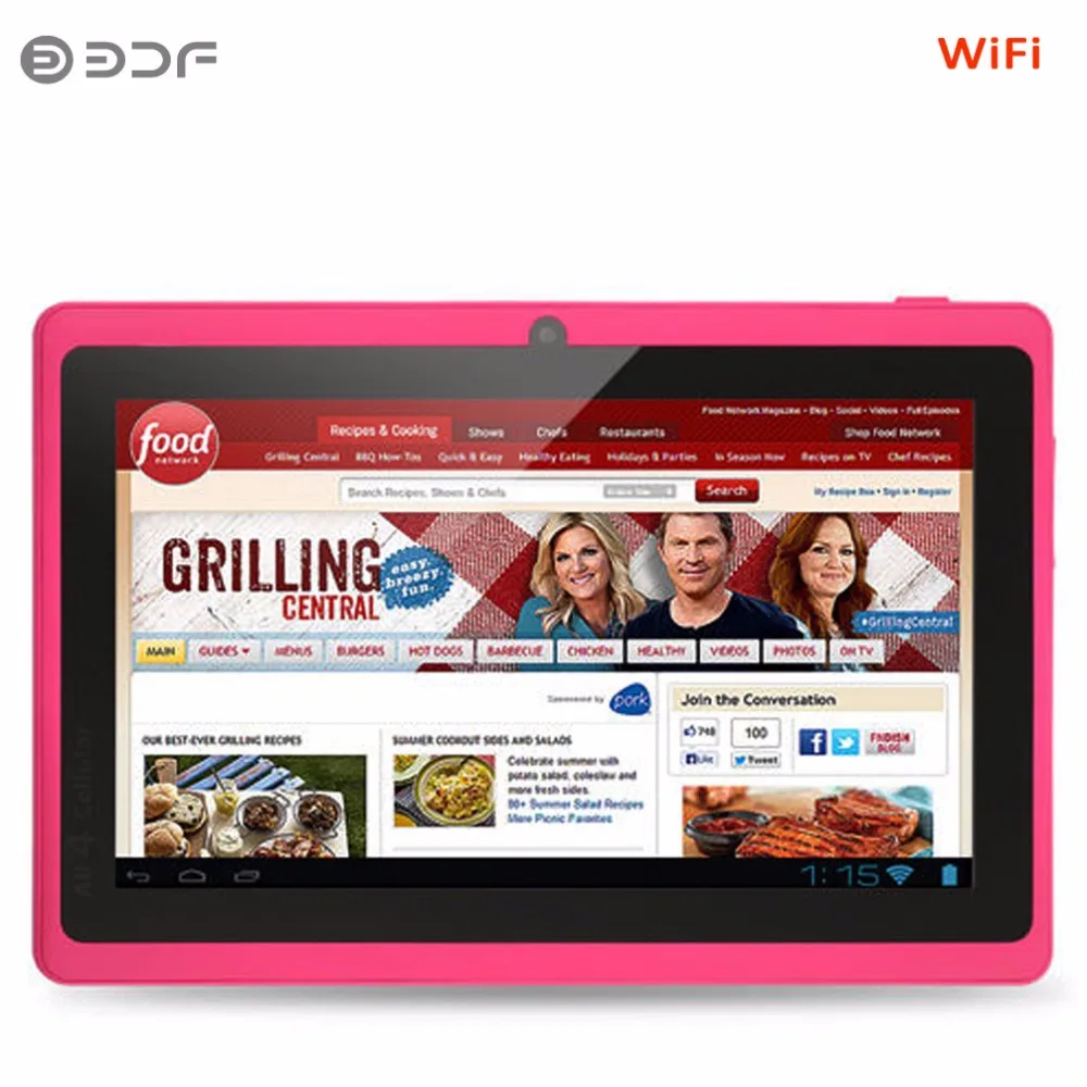 Android 4.4 Tablet PC 7 inch Cheap and Simple Tablet PC Google A33 Quad-Core Bluetooth WiFi Flash Tablet PC