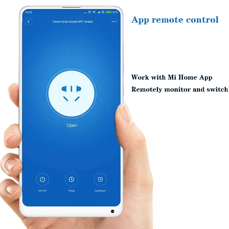  Xiao mi mi mi jia zigbee smart Socket Wifi App Wireless SWITCHES Timer Plug For Android ios Working - 33044420693