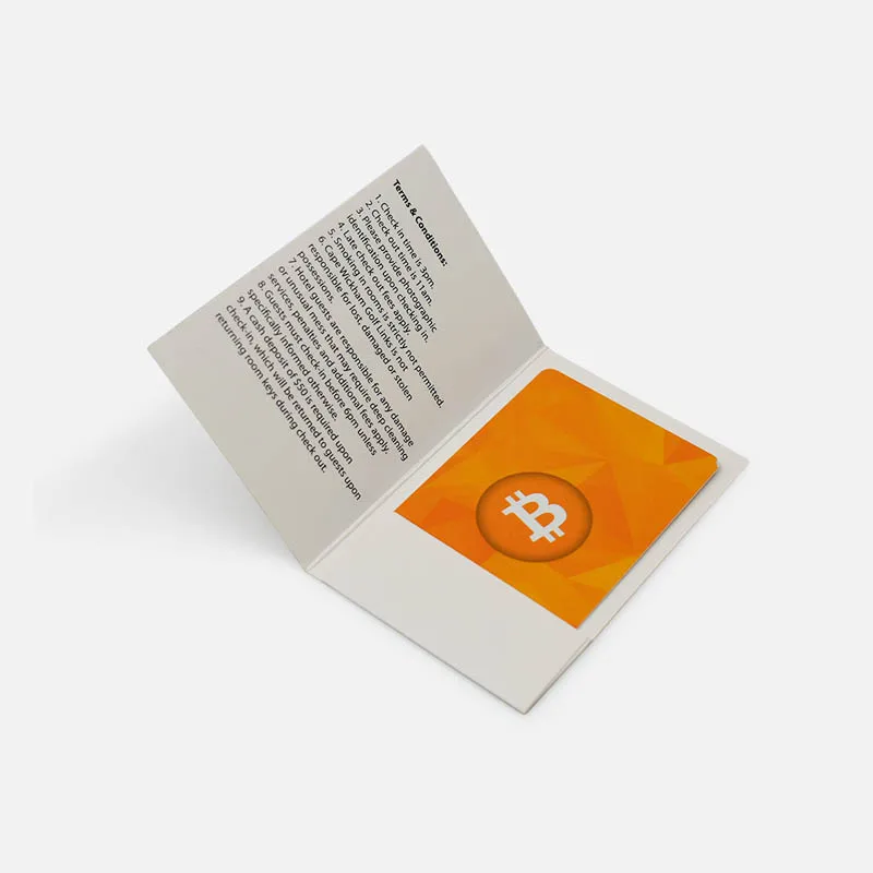 

Zuoluo Custom Printed Coated Paper Key Card Holders Printing from China