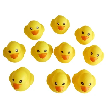 

1pcs Medium Duck Duckling Shape Pet Dog Chew Toys Puppy Squeaky Toy Rubber Chew Sound Fetching Funny Training Toys