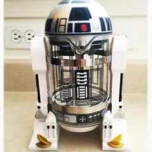 Звездные войны R2D2 Робот мини ручная кофемашина изоляция горшок кофе горшок мокко право горшок